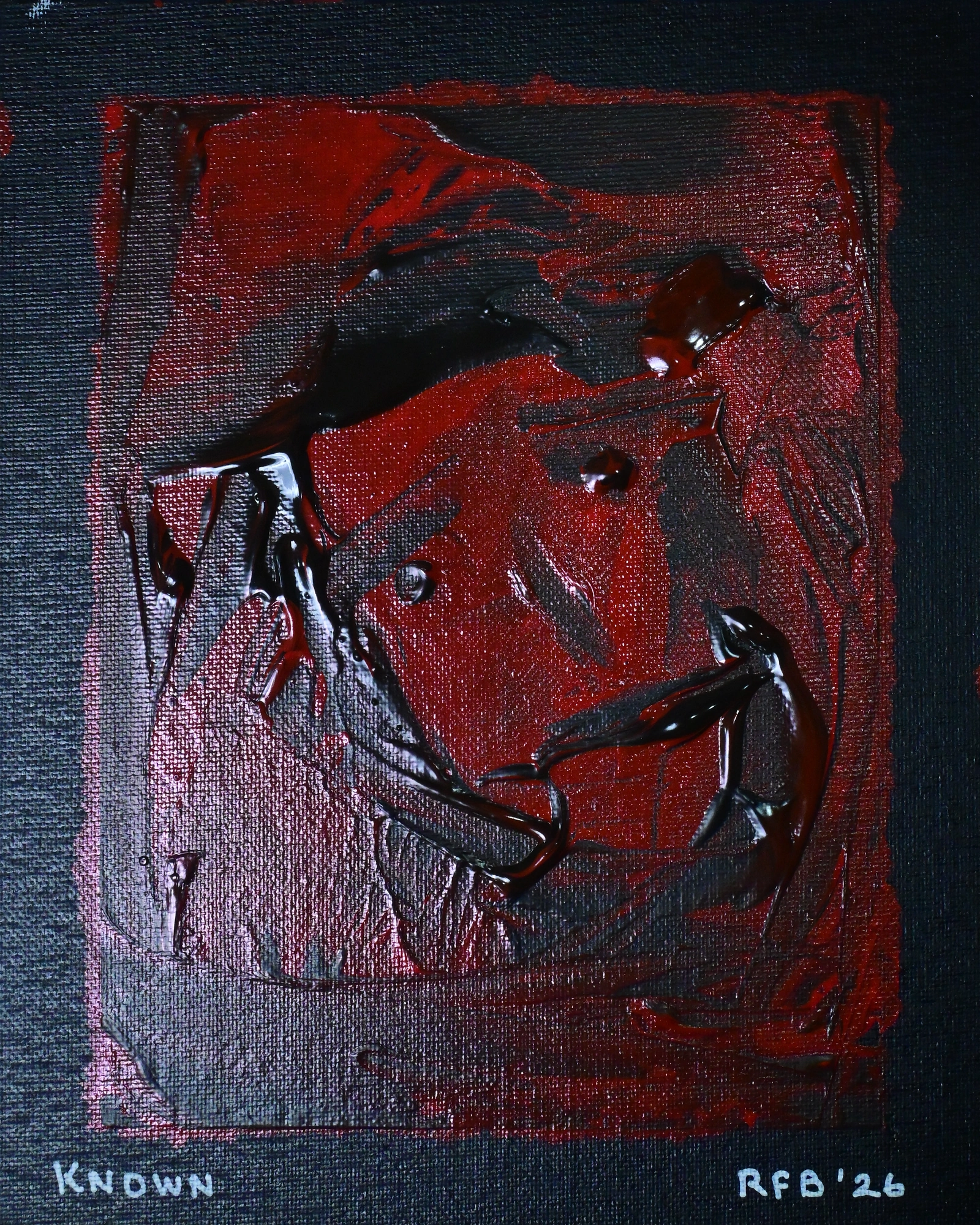 Known, an original painting by Ruskin Felix, 2026