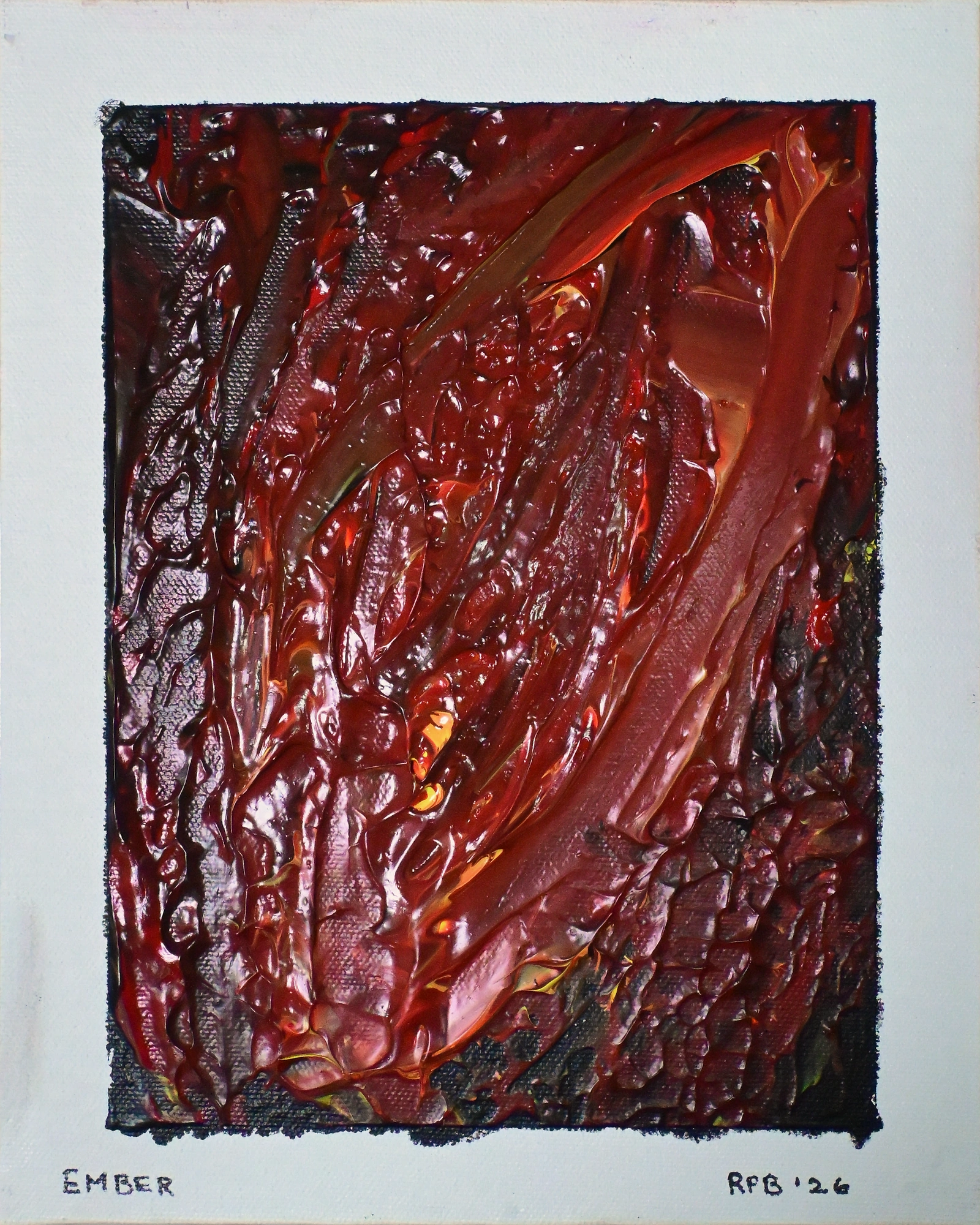 Ember, an original painting by Ruskin Felix, 2026