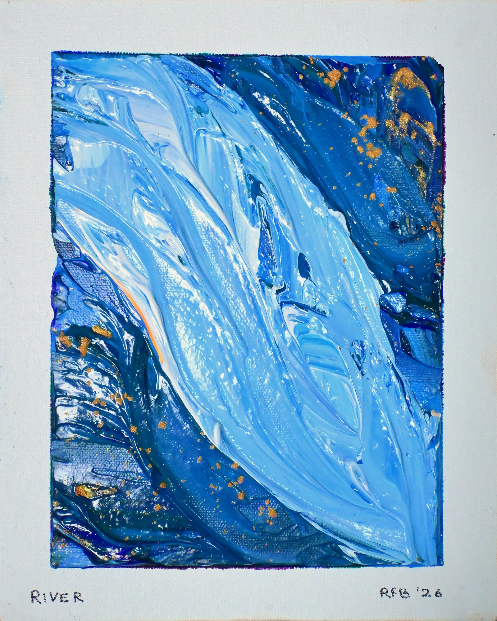 River, an original painting by Ruskin Felix, 2026