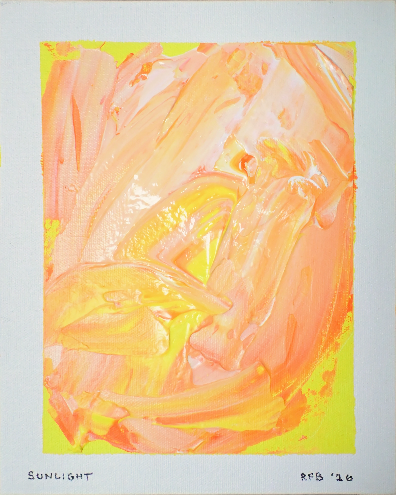Sunlight, an original painting by Ruskin Felix, 2026